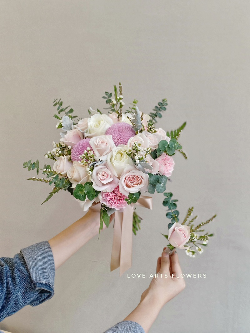 Những mẫu hoa cưới làm cô dâu mê mẩn tại Love Arts Flowers