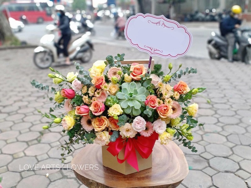 Hoa lẵng giá rẻ tại Hà Nội